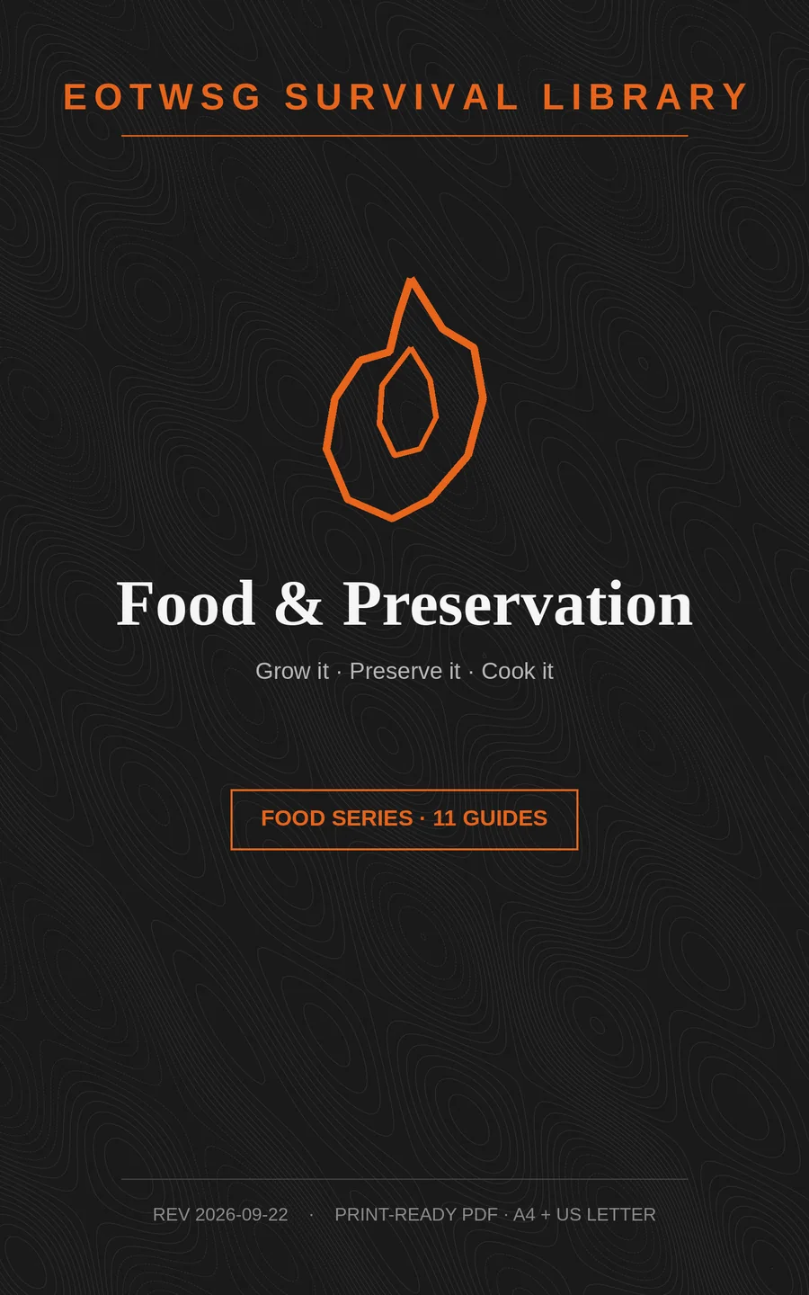 Food and Preservation Pack cover