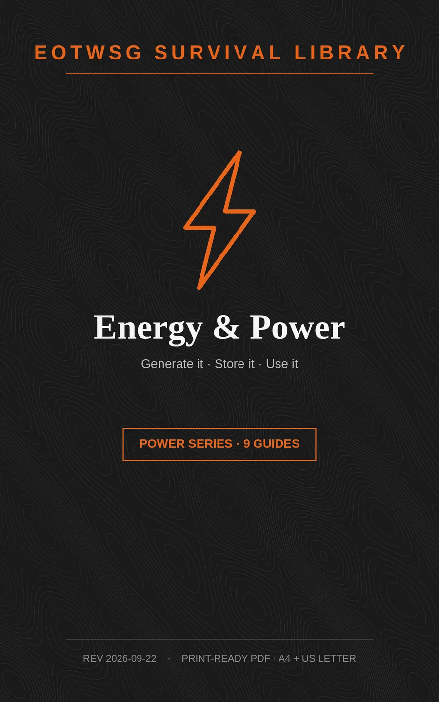 Energy and Power Pack cover